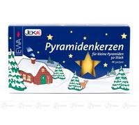 Accesorio Velas Piramidales,Miel (50) B = X H = Aprox. 1,4 Cmx8 CM Neu