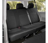 Accesorionline Fundas de Asiento para T5 T6-2-9plazas -100% A Medida Negras caravelle multivan California Transporter Camper 4motion 4x4 (T5-T6 Traseras)