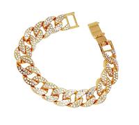 Accesorios 1 PC Collar Trimen Bling Diamond Tennis Cadera Cadena Atractiva Cadena de Link Cadena de