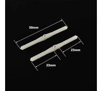 Accesorios 10 Uds. Bisagra de Pasador de plástico de diámetro 2,5mm x L48mm/4,5mm x L67mm Compatible con Modelo de avión RC(D25xL50mm)