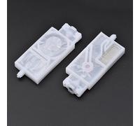 Accesorios 12 amortiguadores de Tinta DX5 DX7 compatibles con Mimaki JV33 JV5 CJV30 Galaxy for Compatible con Epson XP600 TX800 Eco Solvent Plotter Printer Dumper con Conector(4x3mm Screw)