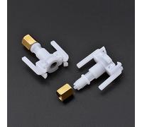 Accesorios 12 amortiguadores de Tinta DX5 DX7 compatibles con Mimaki JV33 JV5 CJV30 Galaxy for Compatible con Epson XP600 TX800 Eco Solvent Plotter Printer Dumper con Conector(Connector 3x2mm)