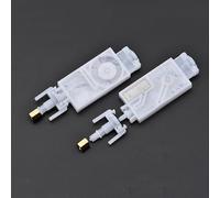 Accesorios 12 amortiguadores de Tinta DX5 DX7 compatibles con Mimaki JV33 JV5 CJV30 Galaxy for Compatible con Epson XP600 TX800 Eco Solvent Plotter Printer Dumper con Conector(with Connector 3x2)