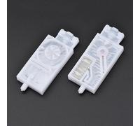 Accesorios 12 amortiguadores de Tinta DX5 DX7 compatibles con Mimaki JV33 JV5 CJV30 Galaxy for Compatible con Epson XP600 TX800 Eco Solvent Plotter Printer Dumper con Conector(3x2mm Screw)