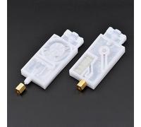 Accesorios 12 amortiguadores de Tinta DX5 DX7 compatibles con Mimaki JV33 JV5 CJV30 Galaxy for Compatible con Epson XP600 TX800 Eco Solvent Plotter Printer Dumper con Conector(4x3mm Screw Nut)