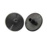 Accesorios 2 piezas Granero de carne de carne Metal Wheel Meat Grinder MS-5564296 Compatible con Moulinex 15 HV2 HV3 Compatible con Krups F40 Piezas de repuesto de electrodomésticos de cocina