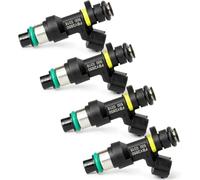 Accesorios 4 Piezas/Juego Boquilla de inyector de Combustible para automóvil 16600-EN200 para Nissan Cube 1.8L 2009 2010 2011 2012 2013 2014 FJ1056 2971006