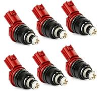 Accesorios 6 Piezas/Juego Boquilla de inyector de Combustible para automóvil 16600-96E00 para Infiniti J30 3.0L V6 1996 1997 842-18114 A46-00