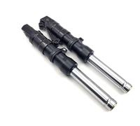 Accesorios absorbentes Suspensión Para Motocicleta, Amortiguador De Impacto Frontal 27 Núcleos, 310mm/370mm, Moto E-scooter Para Honda DIO AF18-28(370mm Black)