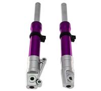 Accesorios absorbentes Suspensión Para Motocicleta, Amortiguador De Impacto Frontal 27 Núcleos, 310mm/370mm, Moto E-scooter Para Honda DIO AF18-28(370mm Purple)