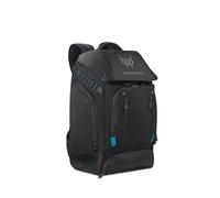 Accesorios Acer Predator: mochila utilitaria para juegos (adecuada para todos los portátiles de 15.6 "y 17.3", muchos compartimentos adicionales, acolchado estable y cómodo) negro