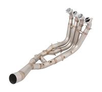 Accesorios Acero Inoxidable Motocicleta Tubo Conexión Frontal Con Cabezal Escape Para S1000RR S1000R 2021-2022