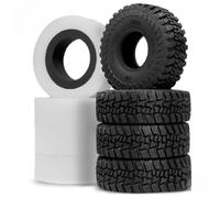 Accesorios Actualización RC Neumáticos Oruga 1,9 Pulgadas Inserciones Espuma EVA Doble Etapa para TRX4 para TRX6 para Axial para SCX10 GEN7 GEN8 90046 1/10 4 Uds