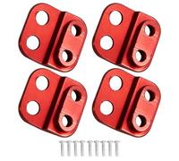 Accesorios Actualización RC para Axial para Bronco para Wrangler para Jlu Scx30 1/30 RC Piezas Mejora Coche Soporte Torres Choque Delanteras Traseras Aluminio