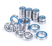 Accesorios Actualización RC para Element para Enduro para Sendero 1/10 RC Coche Camión Modelo 24 Uds Eje para Cubo Rueda Piezas Kit Rodamientos Sellados Goma Azul