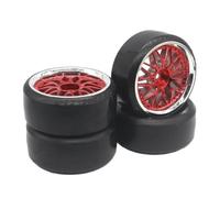 Accesorios Actualización RC para HSP 94123 94122 94103 D4 D3 1/10 RC Pieza Mejora Coche Rueda Deriva Plástico Llanta Neumáticos Decorativos Repuesto Modelos Reemplazo