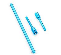 Accesorios Actualización RC para Tamiya para TT02 1/10 Aleación De Aluminio Eje De Transmisión Central Y Conjunto De Juntas De Hélice Diff RC Drift Piezas De Mejora De Coche