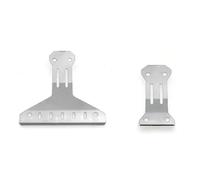 Accesorios Actualización RC para Tamiya Xv-02 Pro Xv02 58707 1/10 RC Mejora Coche Piezas Acero Inoxidable Protector Chasis Delantero Trasero Decorativo