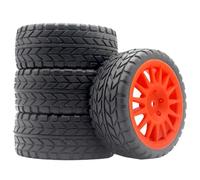 Accesorios Actualización RC para Tamiya XV01 XV02 para TT01 TT02 PTG-2 para Hyundai I20 94123 1/10 RC Piezas Coche Neumático Goma Rueda WRC para Rally para Carreras