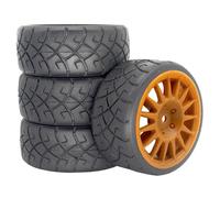 Accesorios Actualización RC para Tamiya XV01 XV02 para TT01 TT02 PTG-2 para Hyundai I20 94123 1/10 RC Piezas Coche Neumático Goma Rueda WRC para Rally para Carreras