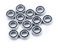 Accesorios Actualización RC para Wpl C14 C24 C34 C44 para MN D90 para Mn-90 para Mn99S Piezas Coche Trepador Control Remoto 12 Uds Eje Cubos Rueda Metal Juego Rodamientos 3X6X2Mm