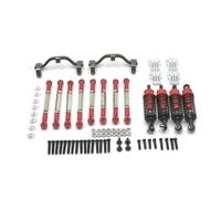 Accesorios Actualización RC para WPL C14 C24 para JJRC FY para Henglong 1/16 RC Piezas Coche Junta Metal Varilla Tracción para Amortiguador Asiento Kit Control Remoto