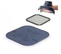 Accesorios airfryer para Ninja CRISPi FN101EU, Acero Inoxidable Protección contra Rejilla Magnético, Alfombrillas de Silicona, Resistente al calor, reutilizable, 2 piezas Para Air Fryer