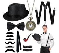 Accesorios Años 20 Hombre - Great Gatsby, Peaky Blinders, Disfraz, Complementos Gangster Kostüm Herren