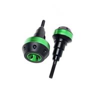 Accesorios Anticaída para Motocicleta Protección contra Caídas Deslizador De Cuadro Choques para MT09 2014-2022 Marco Deslizadores(Green)