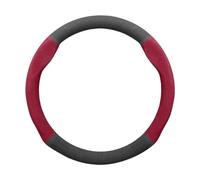 Accesorios Antideslizantes Y Transpirables Cubierta Volante Coche Gamuza para Tesla para Model X Roadster(Tipo O Rojo)