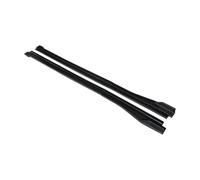 Accesorios Apariencia Faldones Laterales Carrocería Kit Lip Trim Spoiler para Mercedes para Benz Clase C W204 C63 2007-2014(Negro Mate)