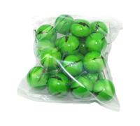 Accesorios artificiales de simulación de fresa naranja para decoración del hogar