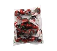 Accesorios artificiales de simulación de fresa naranja para decoración del hogar