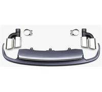Accesorios Auto 1 Juego De Alerón Difusor De Labio Trasero Para Coche Terminales De Escape Accesorios De Tubo Para A7 Para Estándar Para Hatchback 2012-2015 Garganta Cola