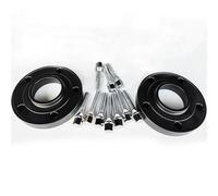 Accesorios automóviles Compatible Con GAC Para GS5 GA3 2011 2 Uds 10mm PCD 5x108 60,1mm Adaptadores Hubcentric Pernos 12X1,25 Espaciadores De Rueda(Negro)