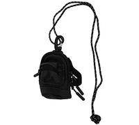 Accesorios Bolsa de Almacenamiento Moneda Monedero Bolsa de cordón portátil Ligero para Tarjeta de identificación Cash Cash Wallet Viaje al Aire (Negro)