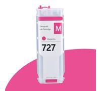 Accesorios Cartucho de Tinta 727 con Chip Permanente Compatible con impresoras HP 727 Compatible con impresoras HP DesignJet T920 T930 T2500 T2530 T1500 T1530 6 Colores 300 ml(Magenta x1)