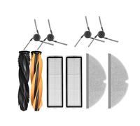 Accesorios Cepillo Principal filtros HEPA Almohadillas de fregona Bolsa de Polvo Cepillo Lateral Compatible con Robot Aspirador Dreame D20 Pro/D20 Pro Plus(5L)