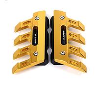 Accesorios CNC para Motocicleta, Guardabarros Lateral De Caída, Bloque De Protección, Guardabarros Delantero, Deslizador Anticaída para Kawasaki Ninja 250R (Color : Oro)