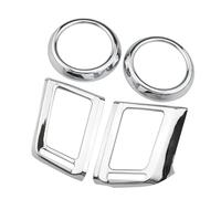 Accesorios coche Compatible Con Toyota Para RAV4 2016 2017 2018 Etiqueta Cubierta Ventilación Aire Delantera Coche Etiqueta Cubierta Ajuste Anillo Ventilación Salida Aire Acondicionado(color1)