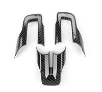 Accesorios Coche Interior Para Ford Para Mustang 2015 2016 2017 2018 2019 Cubierta De Volante De Fibra De Carbono 3 Piezas. Interior Automóvil