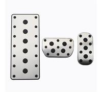 Accesorios Coche Interior Para Toyota Para C-HR Para CHR 2016-2023 Pedal De Acelerador Combustible Gas Freno Reposapiés Cubierta Acero Inoxidable Pedales Coche.(3 Piece AT with rest)