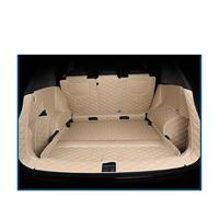 Accesorios Coche para Ben EQE 350 2025 2023 2024 500 SUV, Artículos Hogar Interior Cuero PU Alfombrillas Personalizadas para Maletero Alfombrilla Maletero(Full Beige)