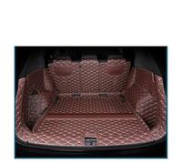 Accesorios Coche para Ben EQE 350 2025 2023 2024 500 SUV, Artículos Hogar Interior Cuero PU Alfombrillas Personalizadas para Maletero Alfombrilla Maletero(Full Brown)