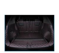 Accesorios Coche para Ben EQE 350 2025 2023 2024 500 SUV, Artículos Hogar Interior Cuero PU Alfombrillas Personalizadas para Maletero Alfombrilla Maletero(Full Black Red)