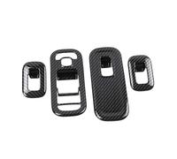 Accesorios Coche para Benz A para CLA Clase W177 V177 C118 W118 Embellecedor para Panel Interruptores Elevalunas Coche Marco Cubierta Embellecedor Interior Automóvil(Carbon Fiber Color)