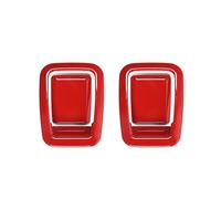 Accesorios Coche Para Chevrolet Para Camaro 2010 2011 2012 2013 2014 2015 Cubierta Decorativa Para Manija Del Respaldo Del Asiento Interior Accesorios(Red)