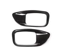 Accesorios Coche Para Jaguar Para XE XF Para F-PACE X761 Embellecedor De Marco Para Botón De Ajuste De Asiento De Automóvil Cubierta Decorativa Interior Accesorios(Carbon Fiber)