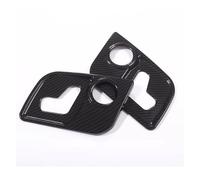Accesorios Coche Para Maserati Para Levante Para Ghibli Para Quattroporte Botón De Ajuste Lateral Del Asiento Cubierta Del Panel Embellecedor Interior Accesorios(Carbon Fiber)