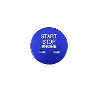 Accesorios Coche Para MG Para MG5 Para MG6 Para ZS Para HS Botón Arranque Con Un Botón Interruptor Encendido Anillo Decorativo Pegatinas Para Coche Interior Accesorios(Blue Cover)